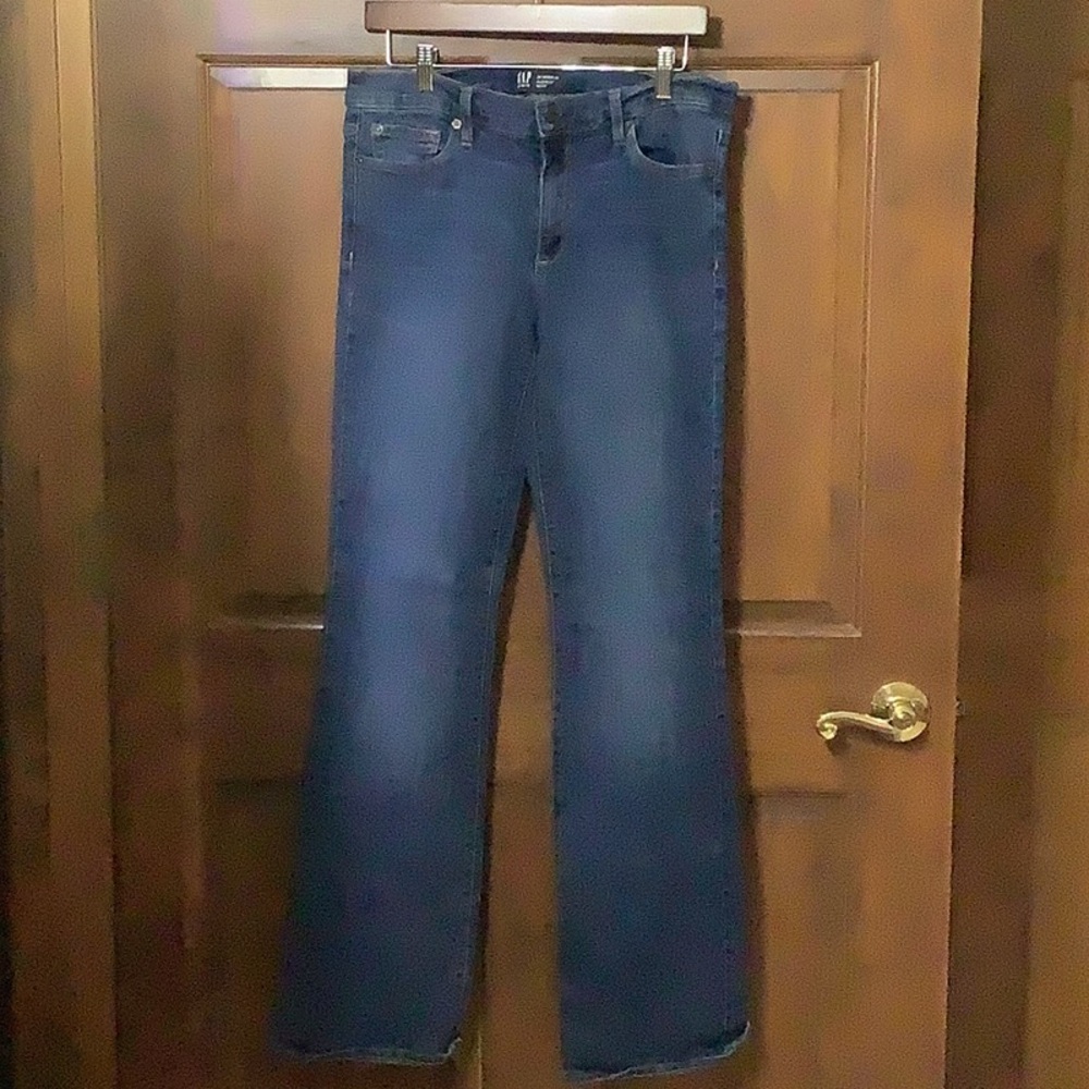 GAP Blue Flare Wide Leg Jeans